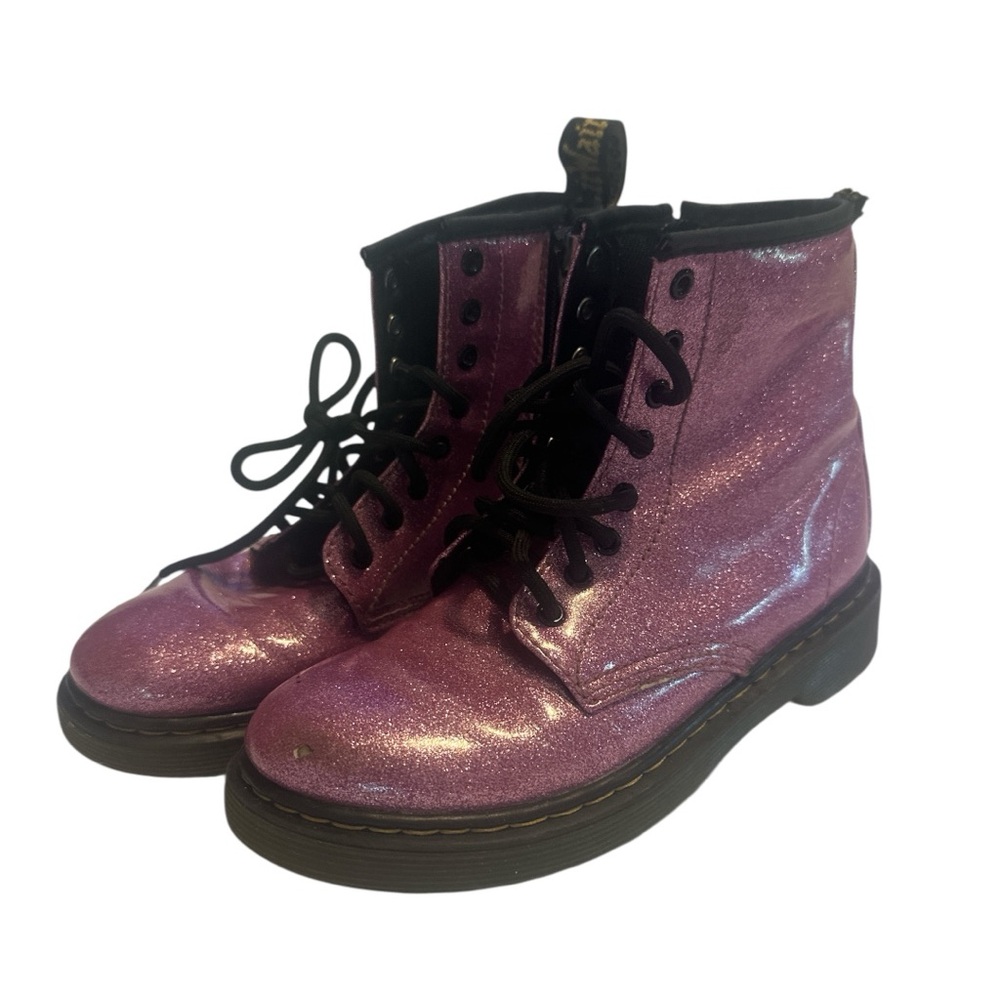 Dr. Martens 1460 Glitter Boots Girls US Size 2